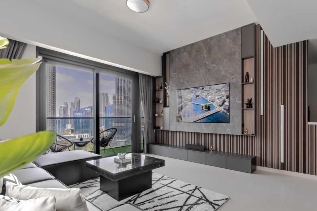 Interno di un appartamento a Dubai
